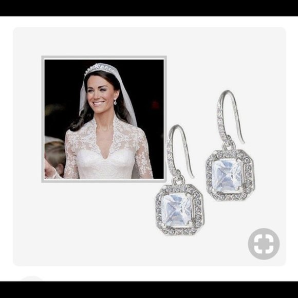 HOST PICK 🎉 Stella & Dot CZ Deco Drop Earrings - Picture 2 of 4